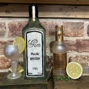 Shelf Tidy / Bookends Gin & Tonic pair