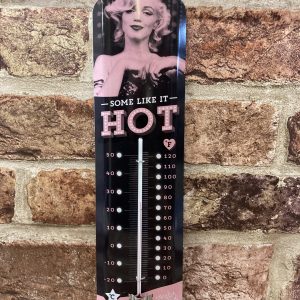 Wall Thermometer, Marilyn Monroe Some Like It Hot (small tear in outer packaging)
