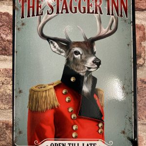Metal Sign, The Stagger Inn , Small