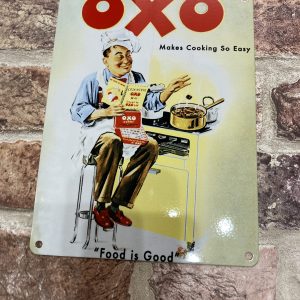 Metal Sign, OXO Advert , Small