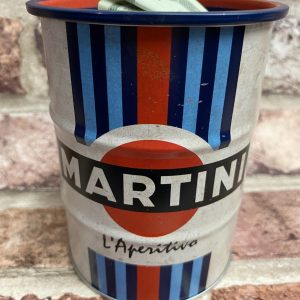 Money Box Tin Oil Barrel, Martini Racing Team