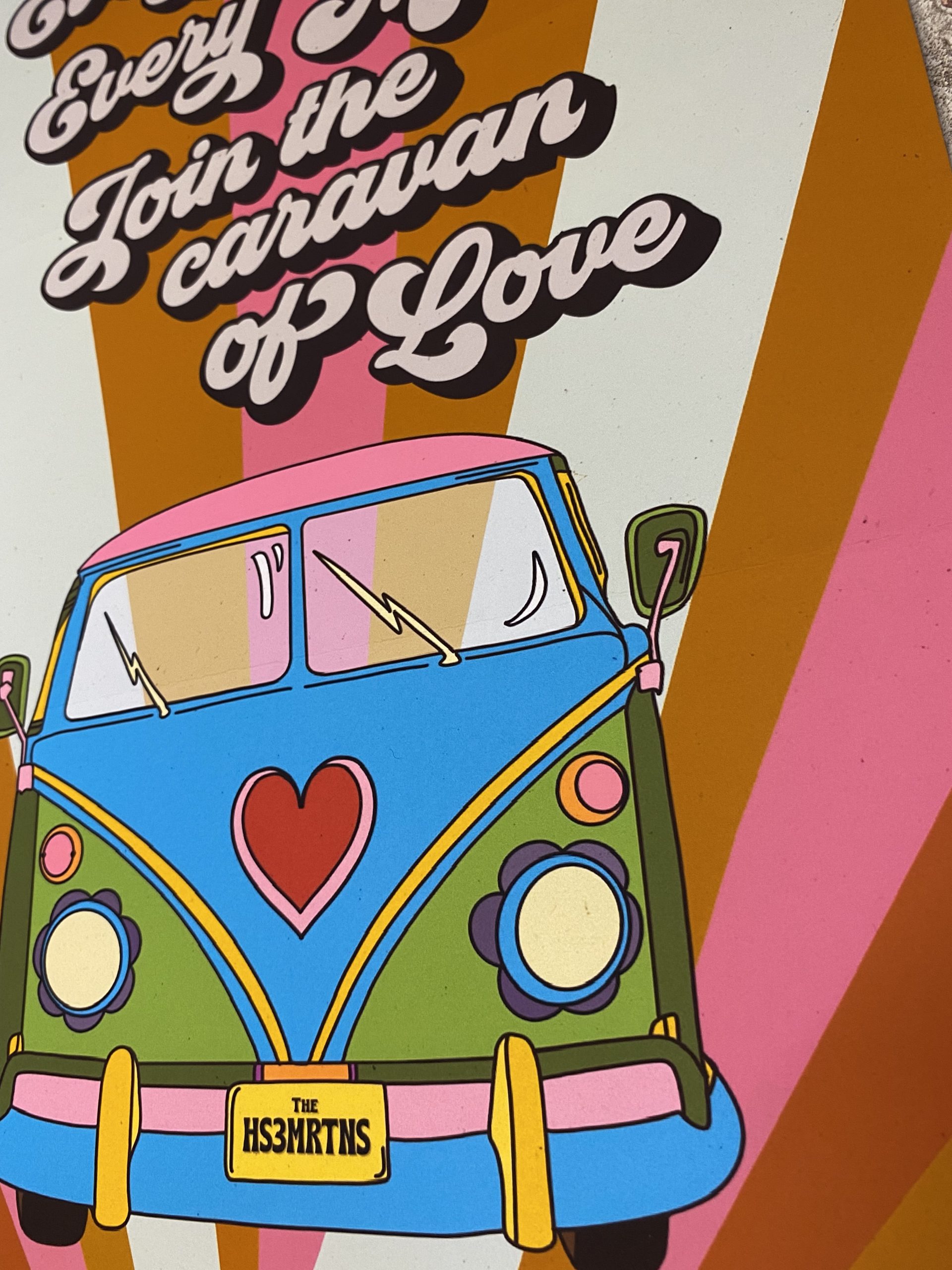 Wall Art Print "Caravan Of Love" A3 - Image 3