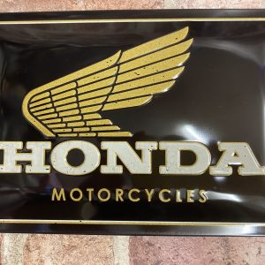 Metal Sign Embossed, Honda Motorcycles