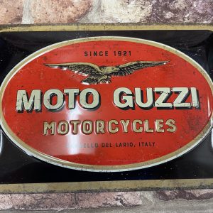 Metal Sign Embossed, Moto Guzzi Motorcycles