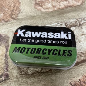 Small Tin Of Mini Mints, Kawasaki Motorcycles