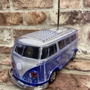 Old Style Camper Bluetooth Speaker & Radio, Blue Body