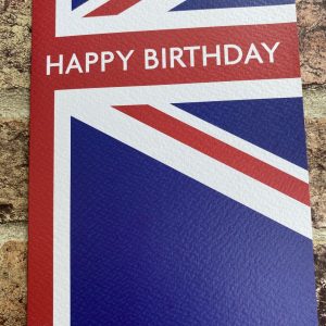 Greeting Card, Happy Birthday Union Flag