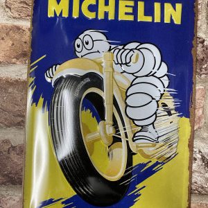 Metal Sign Embossed, Michelin Motorcycle
