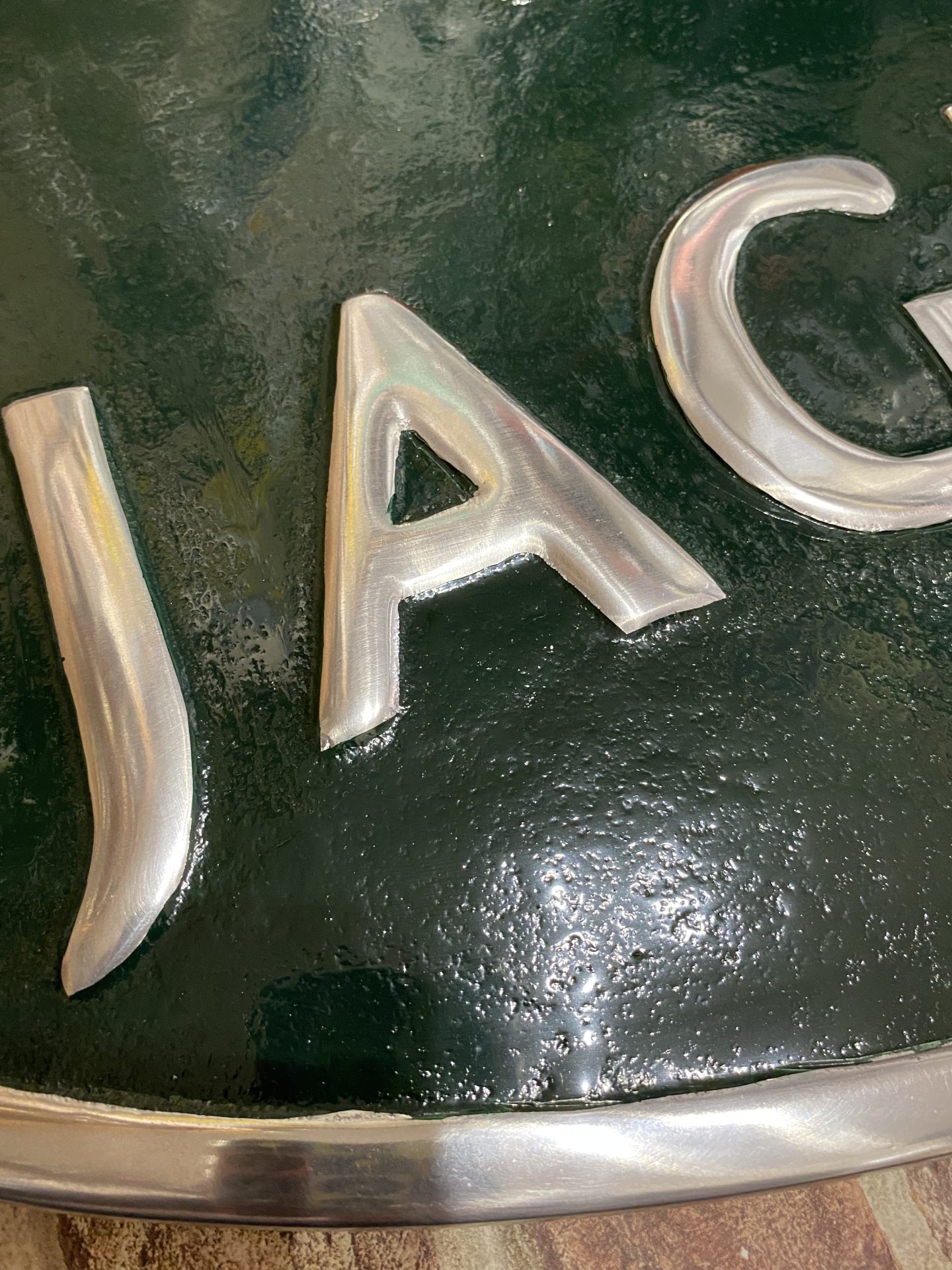 Jaguar Polished Aluminium Wall Plaque Ex. Large - Image 8