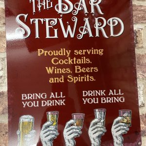Metal Sign, The Bar Steward (Large)