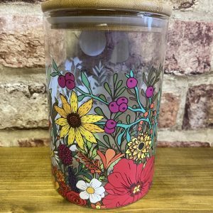 Natasha Kirby (Bloom) 950ml Glass Storage Jar