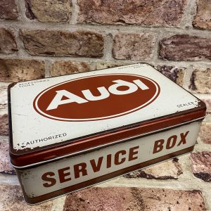 Storage Tin Box Large Flat, Audi Service Box