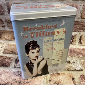 Storage Tin Box Large, Breakfast At Tiffany's Design