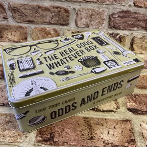 Storage Tin Box Large Flat, Whatever Odds and Ends