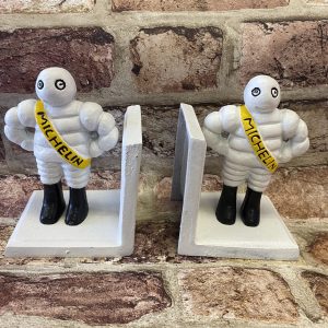 Shelf Tidy / Book Ends Michelin Man Cast Iron