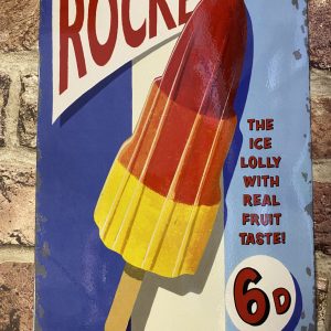Metal Sign, Rocket Lolly Medium