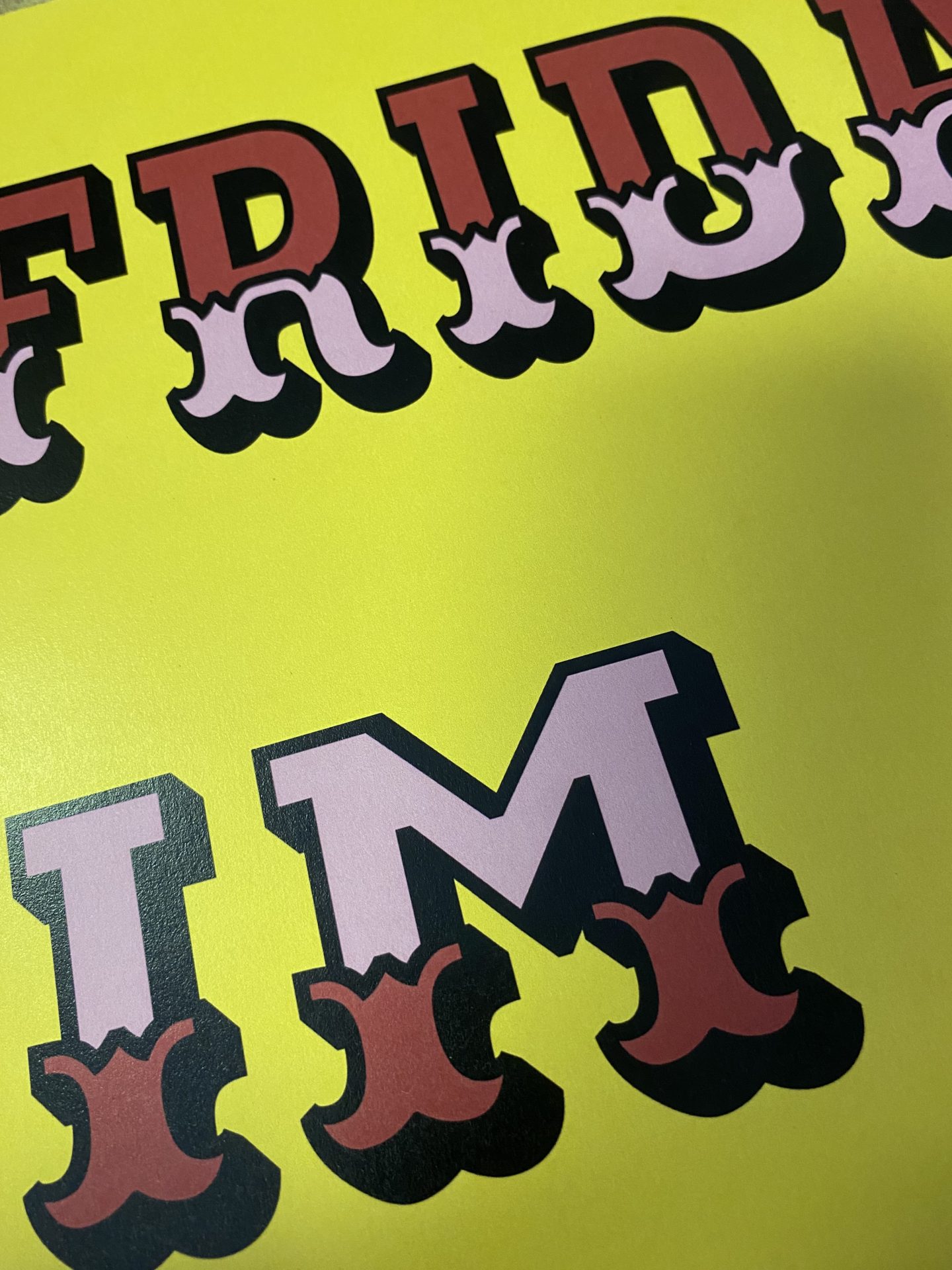 Wall Art Print "Friday I'm In Love" A3 - Image 3