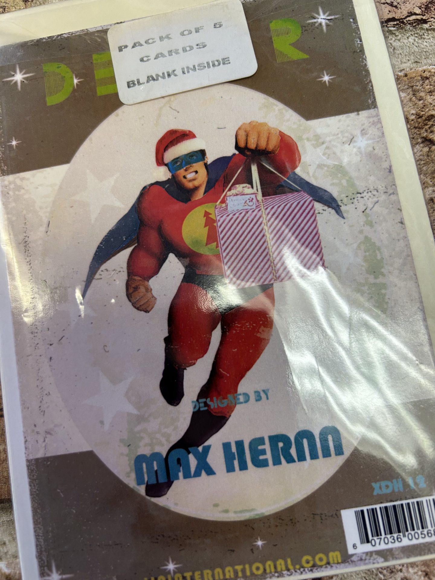 Christmas Cards Pack of 5, Merry Christmas, Superhero Won't Let You Down - Image 3