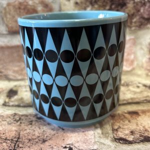 Magpie X Hornsea Small Planty Plant Pot Backgammon Teal