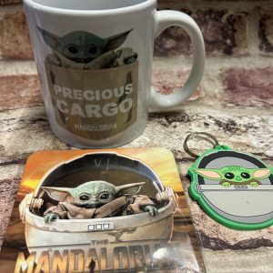 Star Wars The Mandalorian (The Child) Mug, Coaster & Keyring Gift Boxed