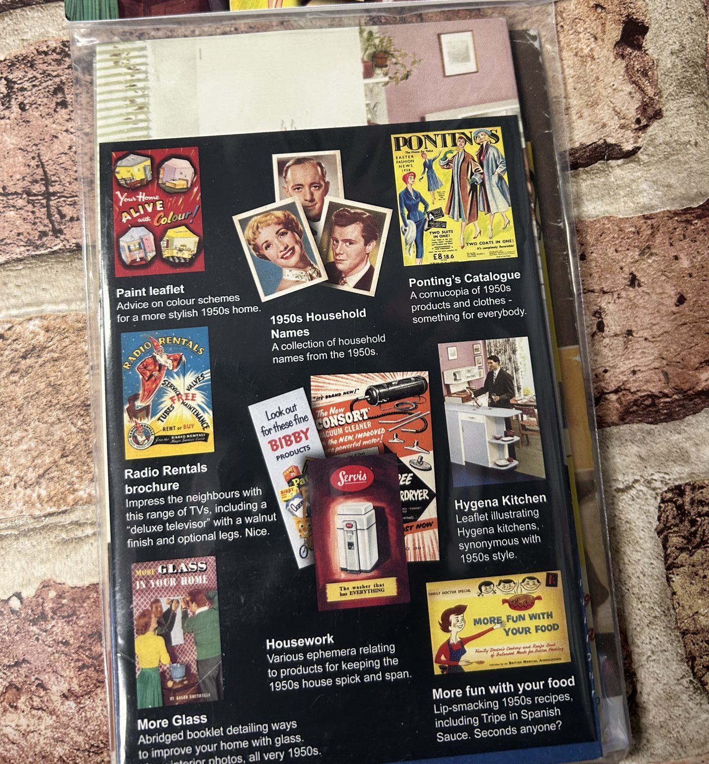 Memorabilia Replica Pack - 1950s Household - Image 2