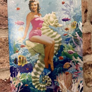 Greeting Card, Underwater Beauty & Seahorse