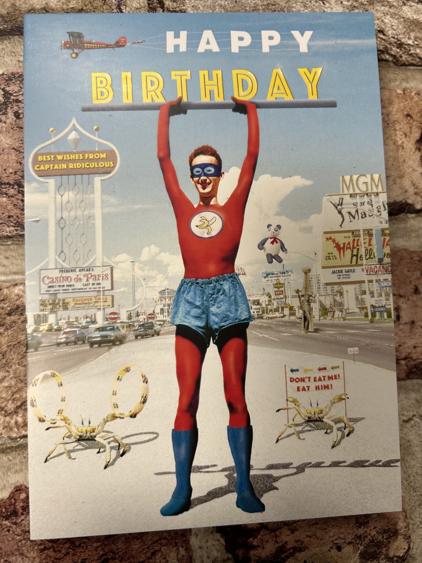 Greeting Card, Happy Birthday From Captain Ridiculous