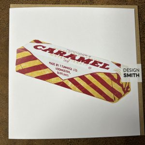 Greeting Card, Tunnocks Caramel Wafer by Design Smith