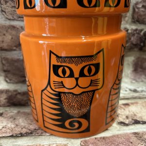 Magpie X Hornsea Jumbo/Large Jar Cat Orange