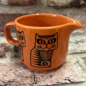 Magpie X Hornsea Jug Cat Orange