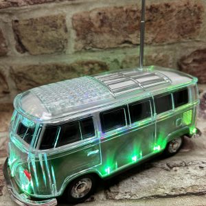 Old Style Camper Bluetooth Speaker & Radio, Green Body