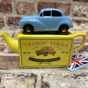 Teabox Morris Minor Blue One Cup Teapot