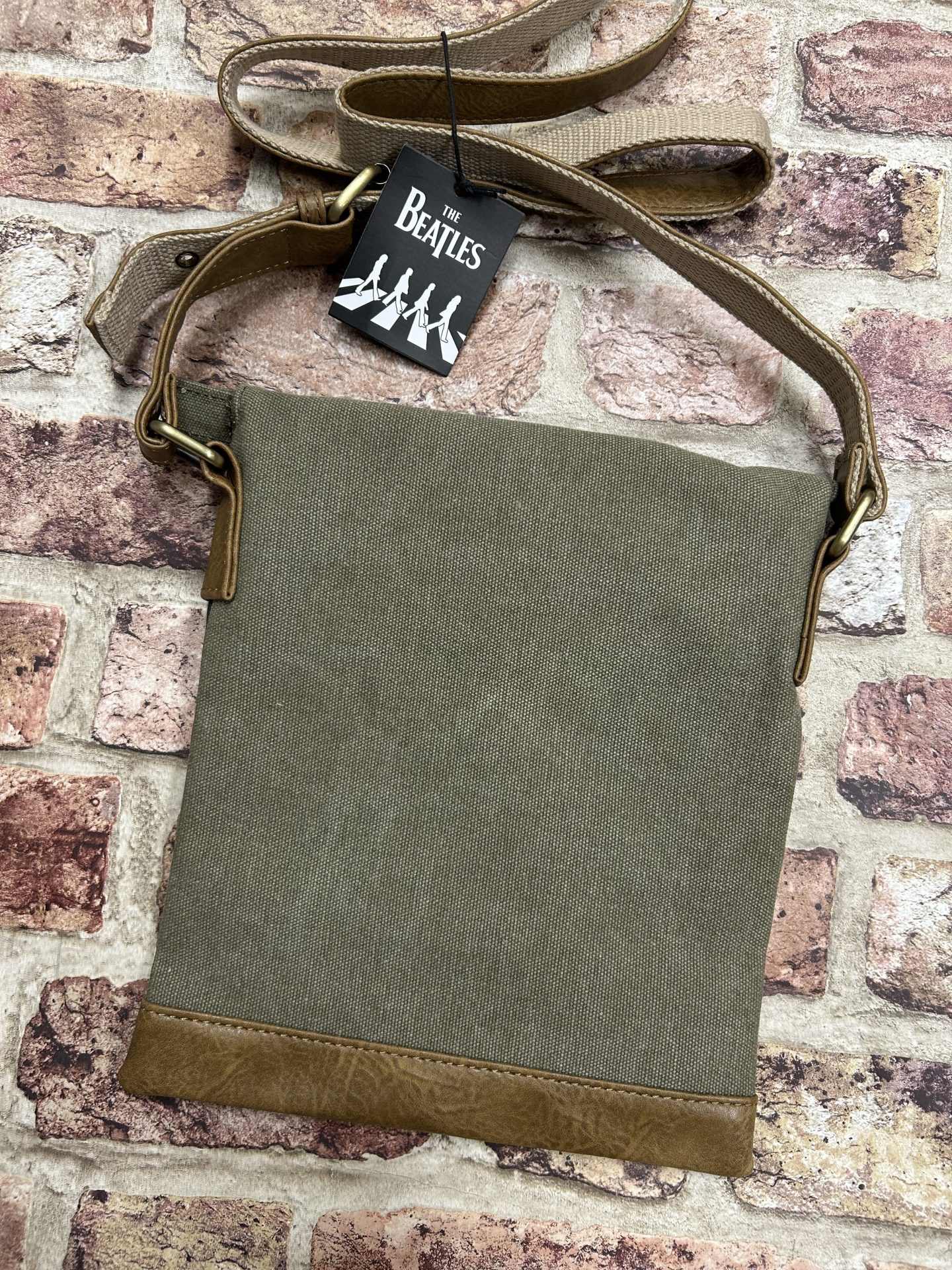 The Beatles Abbey Road Green Canvas Mini Bag - Image 5