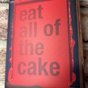 Real Hackney Dave Card "Eat All Of The Cake"