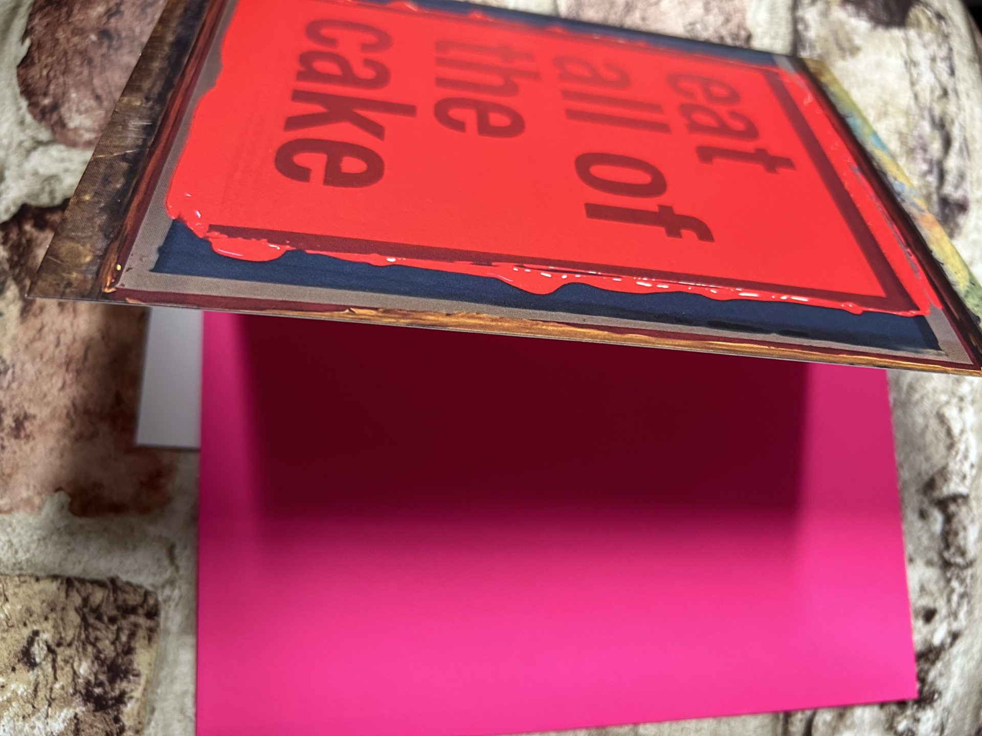 Real Hackney Dave Card "Eat All Of The Cake" - Image 2