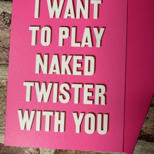 Real Hackney Dave Card "Naked Twister"