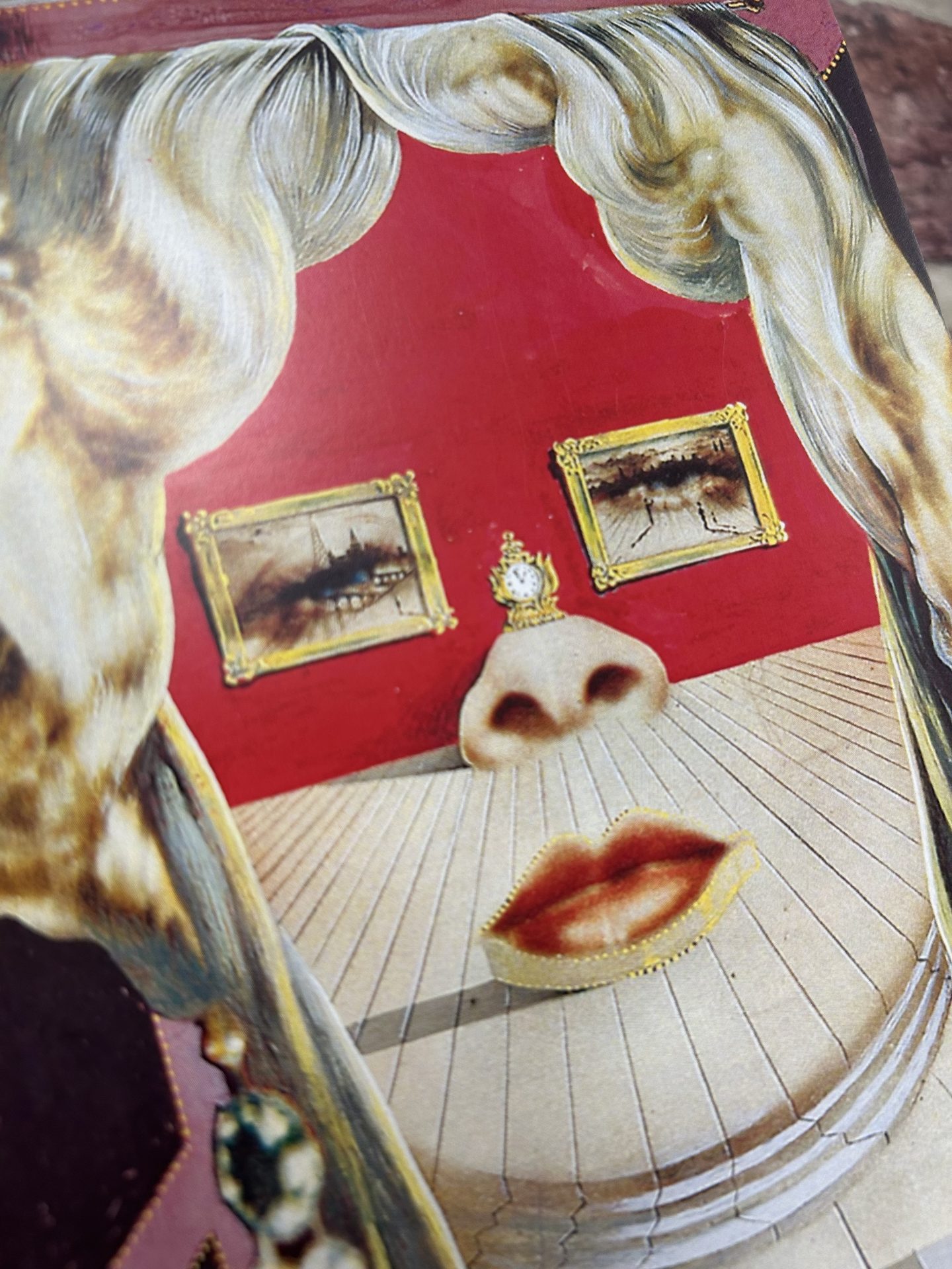 Greeting Card Centuries Of Art, Mae Wests Face by Salvador Dali - Image 2