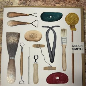 Greeting Card, Pottery Tools by Design Smith