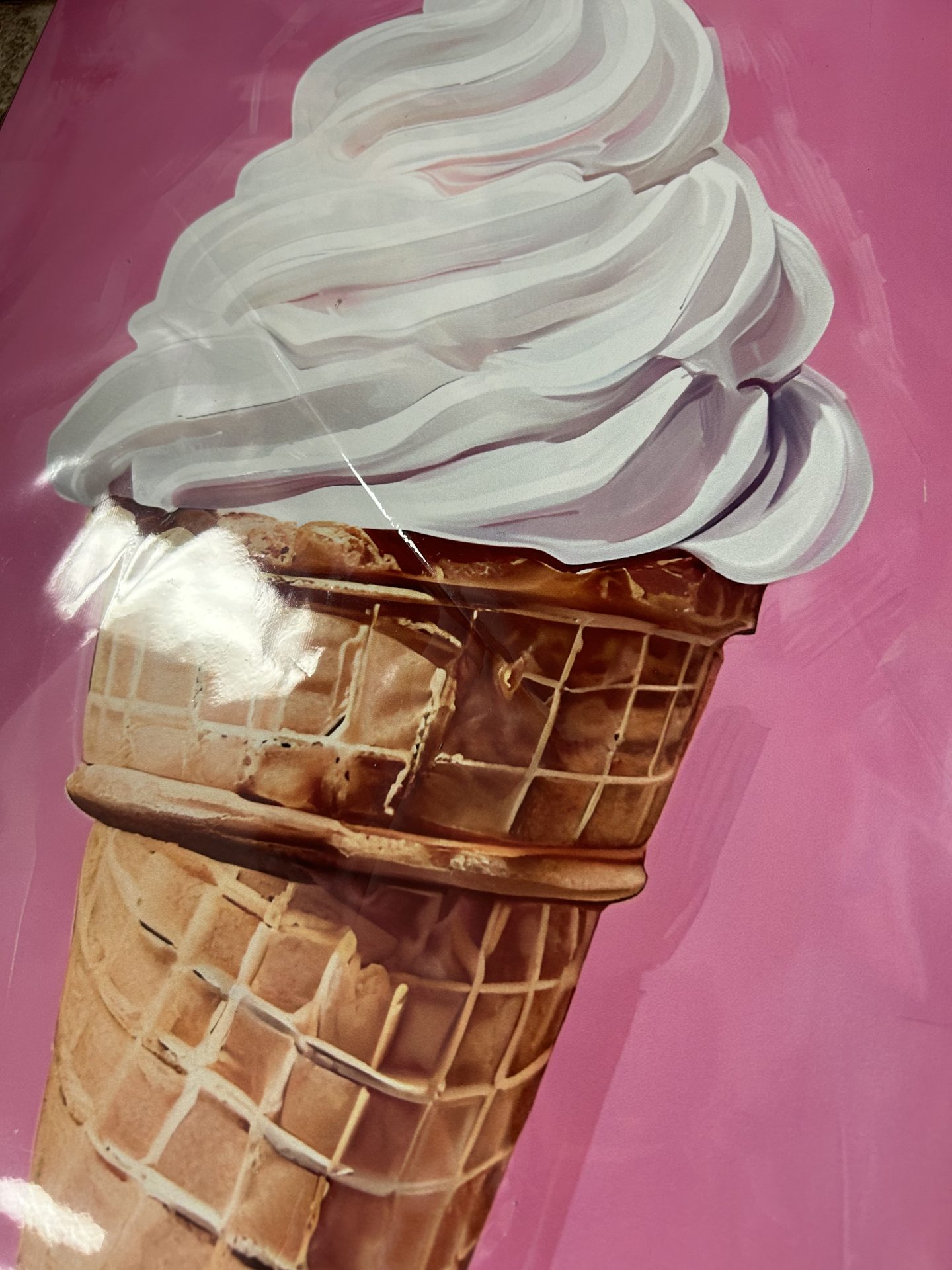 Metal Sign Aluminium, Soft Whip Ice Cream,11" x 16" Large - Image 4