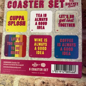 Real Hackney Dave Coaster Set