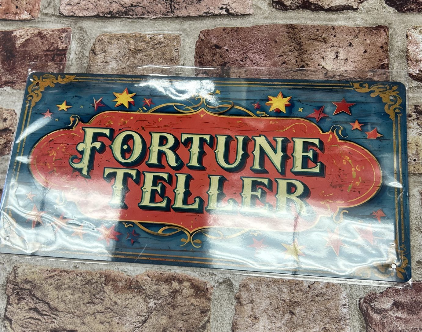 Metal Sign Aluminium, Fortune Teller