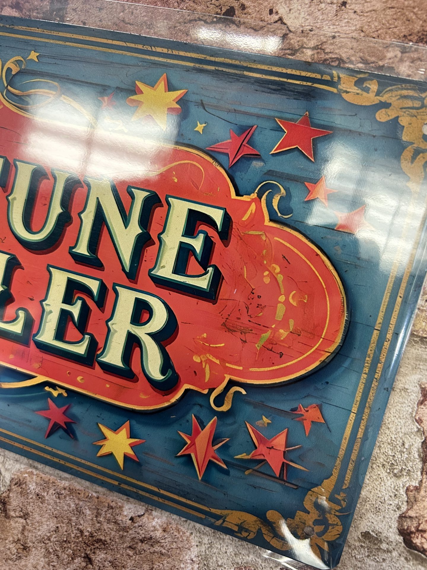 Metal Sign Aluminium, Fortune Teller - Image 2