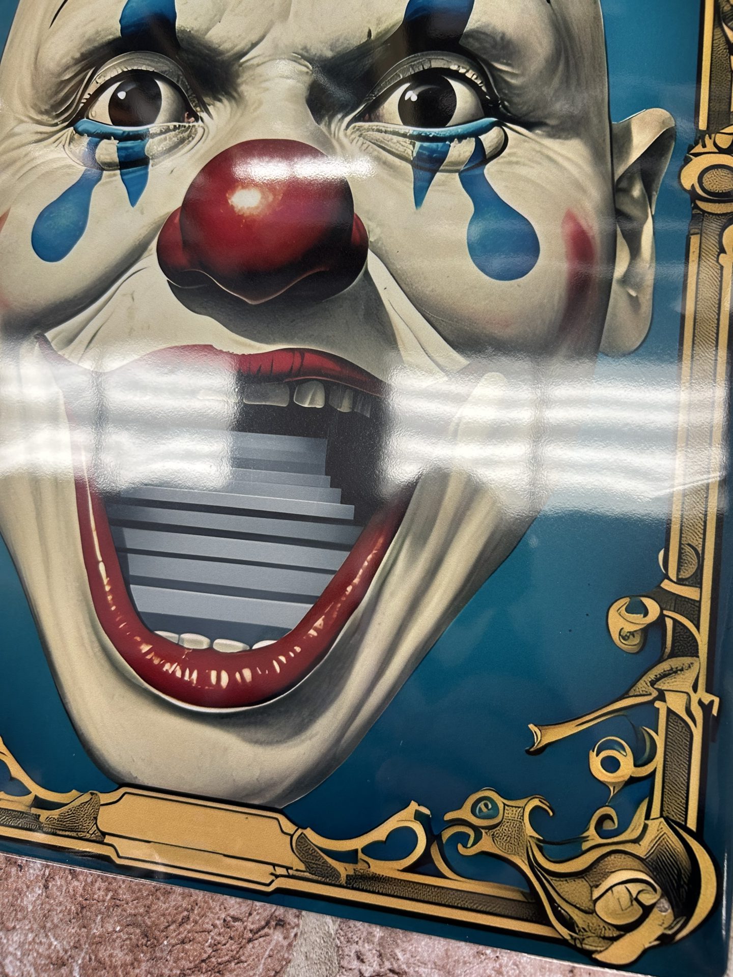 Metal Sign Aluminium, Fun House Clown Large - Image 3
