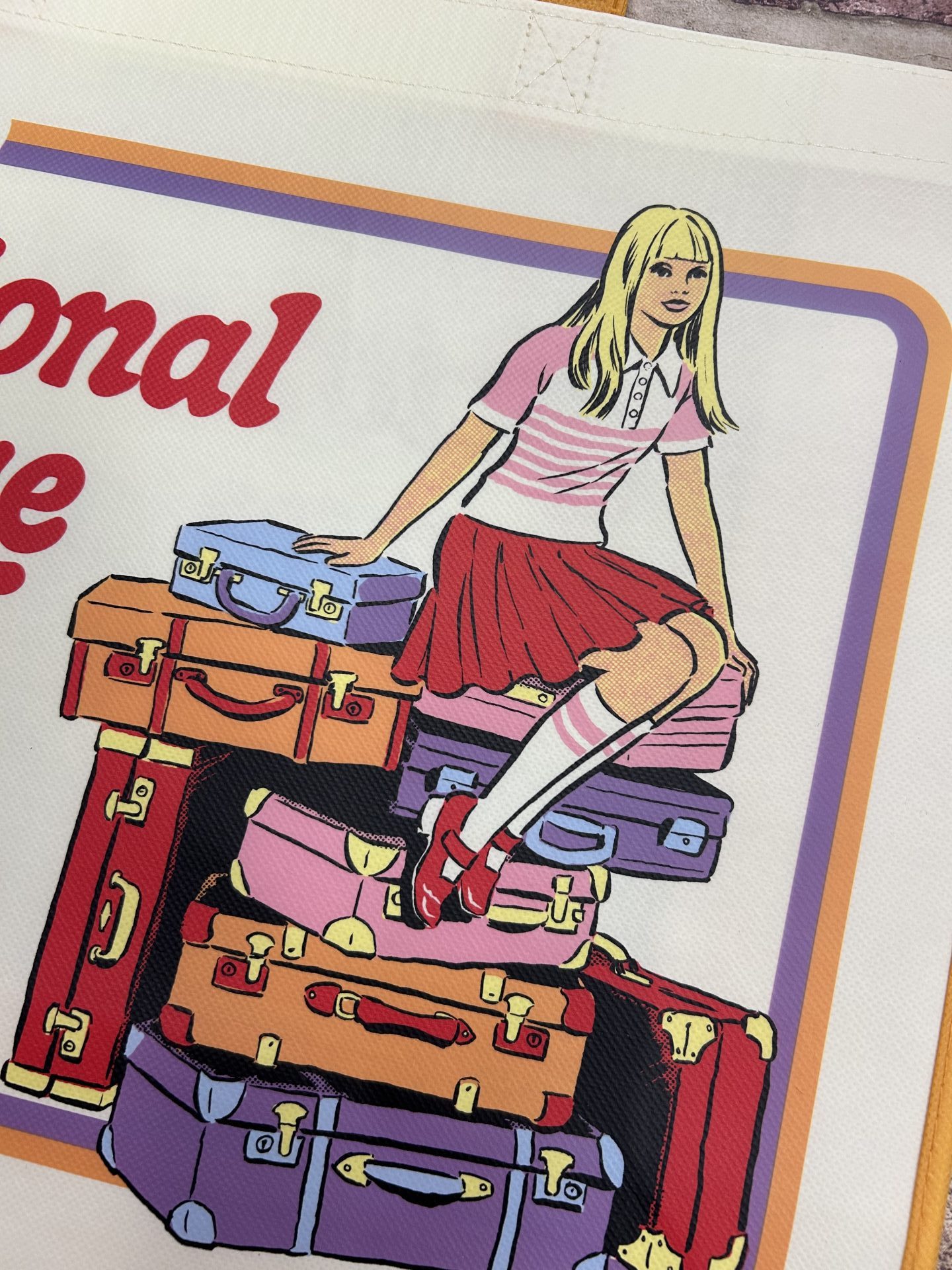 Steven Rhodes - My Emotional Baggage , Reusable Tote/Shopping Bag - Image 3