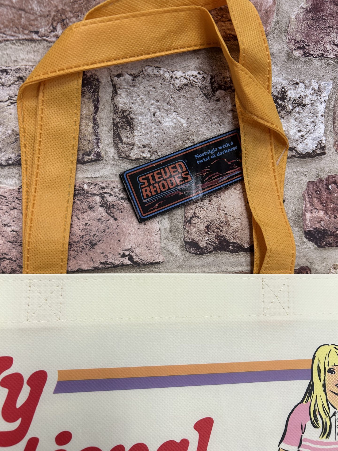 Steven Rhodes - My Emotional Baggage , Reusable Tote/Shopping Bag - Image 5