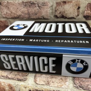 Storage Tin Box Large Flat, BMW Motor Service