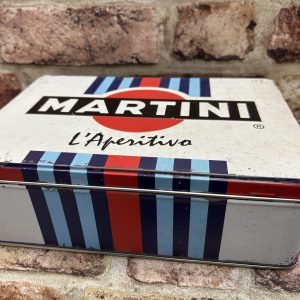 Storage Tin Box Large Flat, Martini Racing
