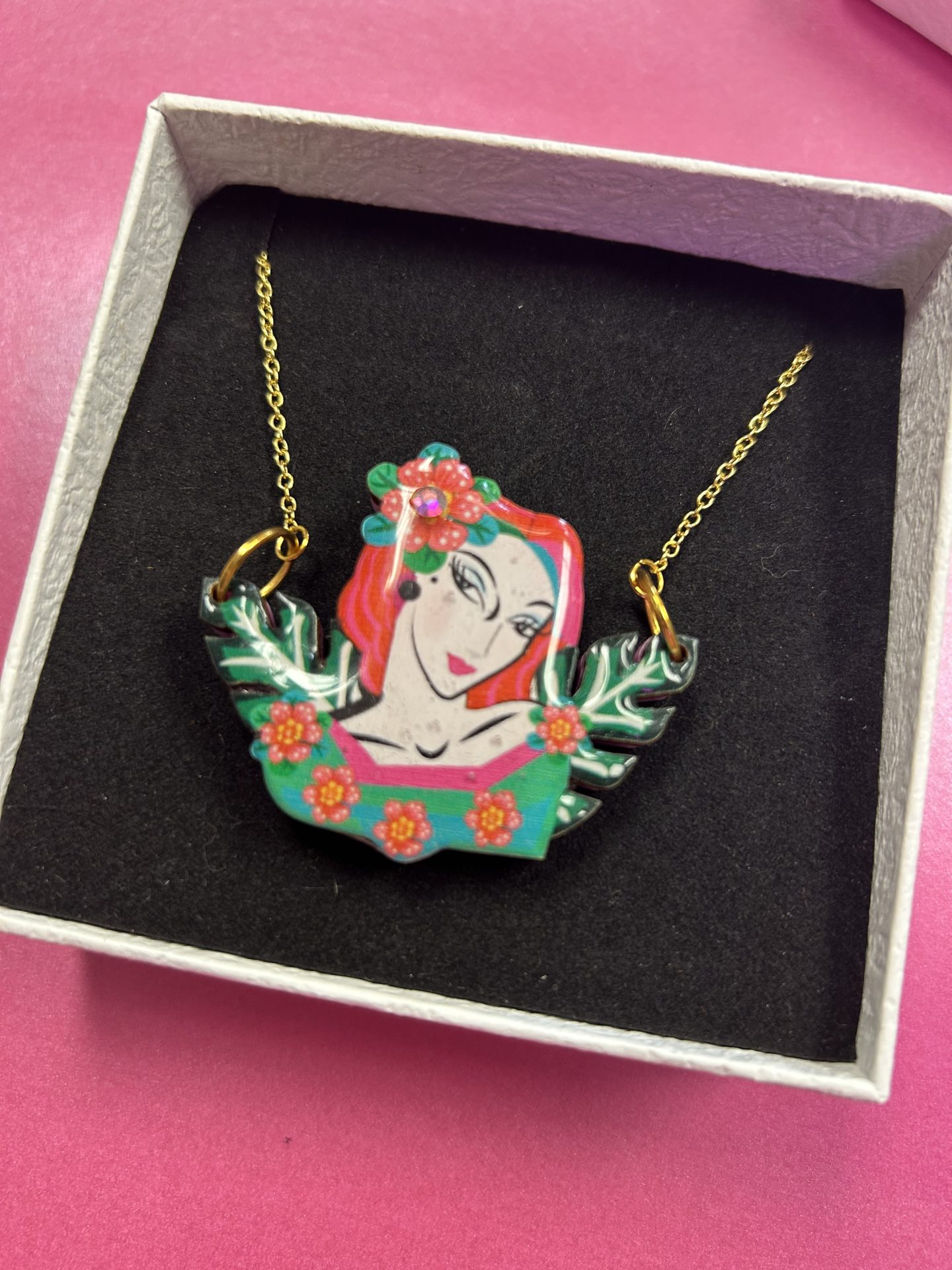 Tropical Lady Bib Necklace