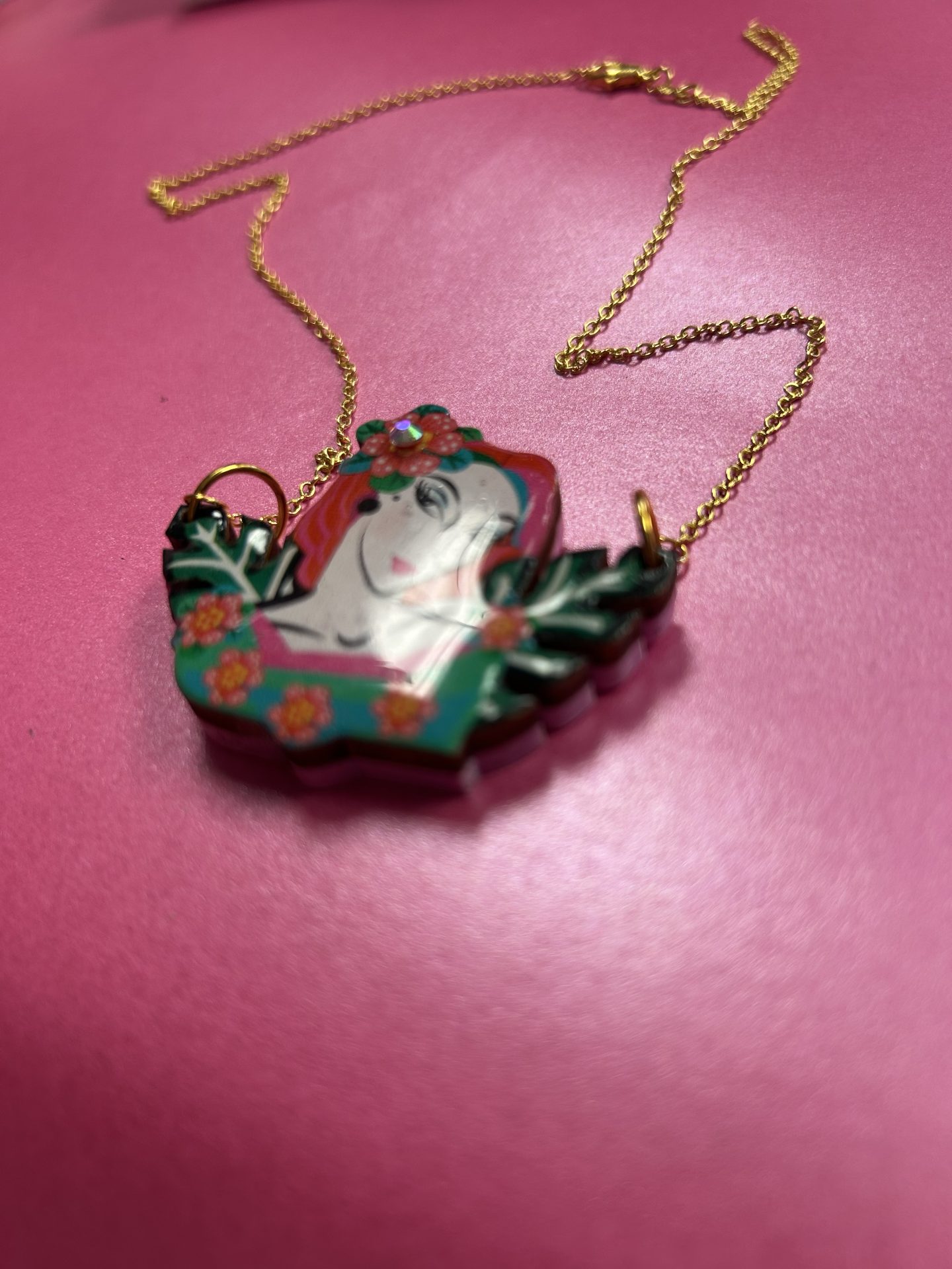 Tropical Lady Bib Necklace - Image 3