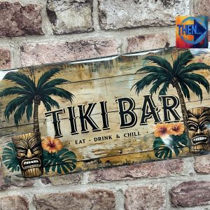 Metal Sign Aluminium, Tiki Bar